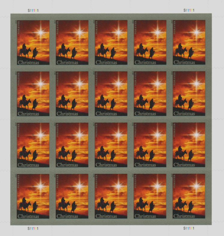 2013 Traditional Christmas: The Holy Family Forever First Class Postage Stamps