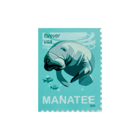 2024 Save Manatees Forever First Class Postage Stamps