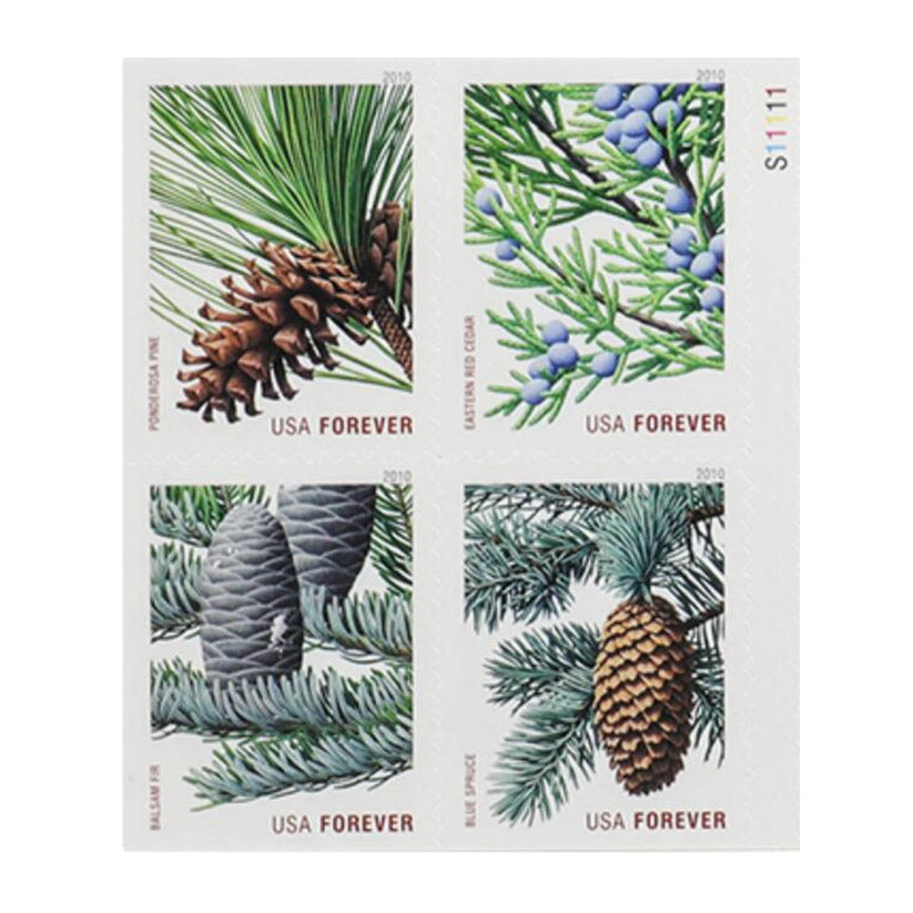 2010 Holiday Evergreens Forever First Class Postage Stamps