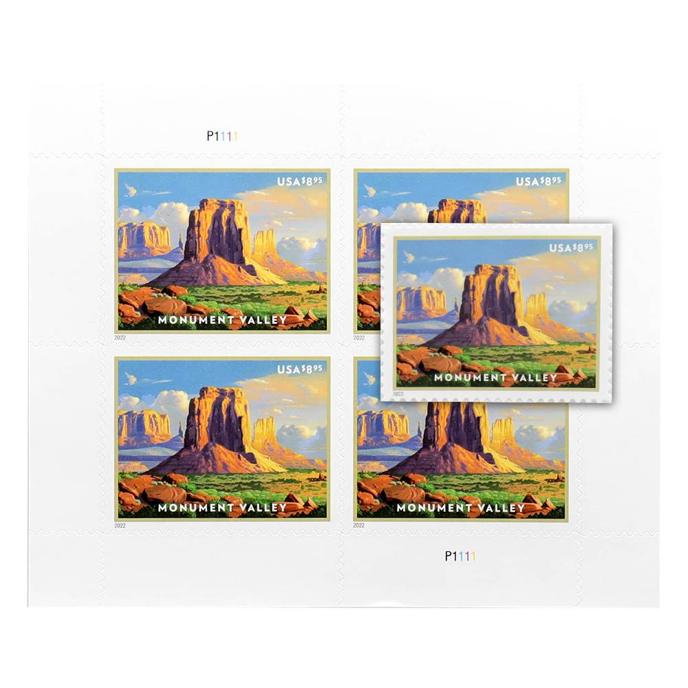 2022 US STAMPS Monument Valley Priority Mail ¡§C American Landmarks Series