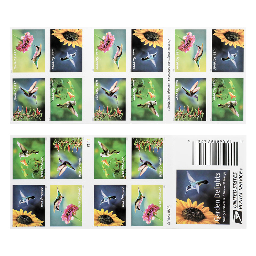 2024 Garden Delights Forever First Class Postage Stamps