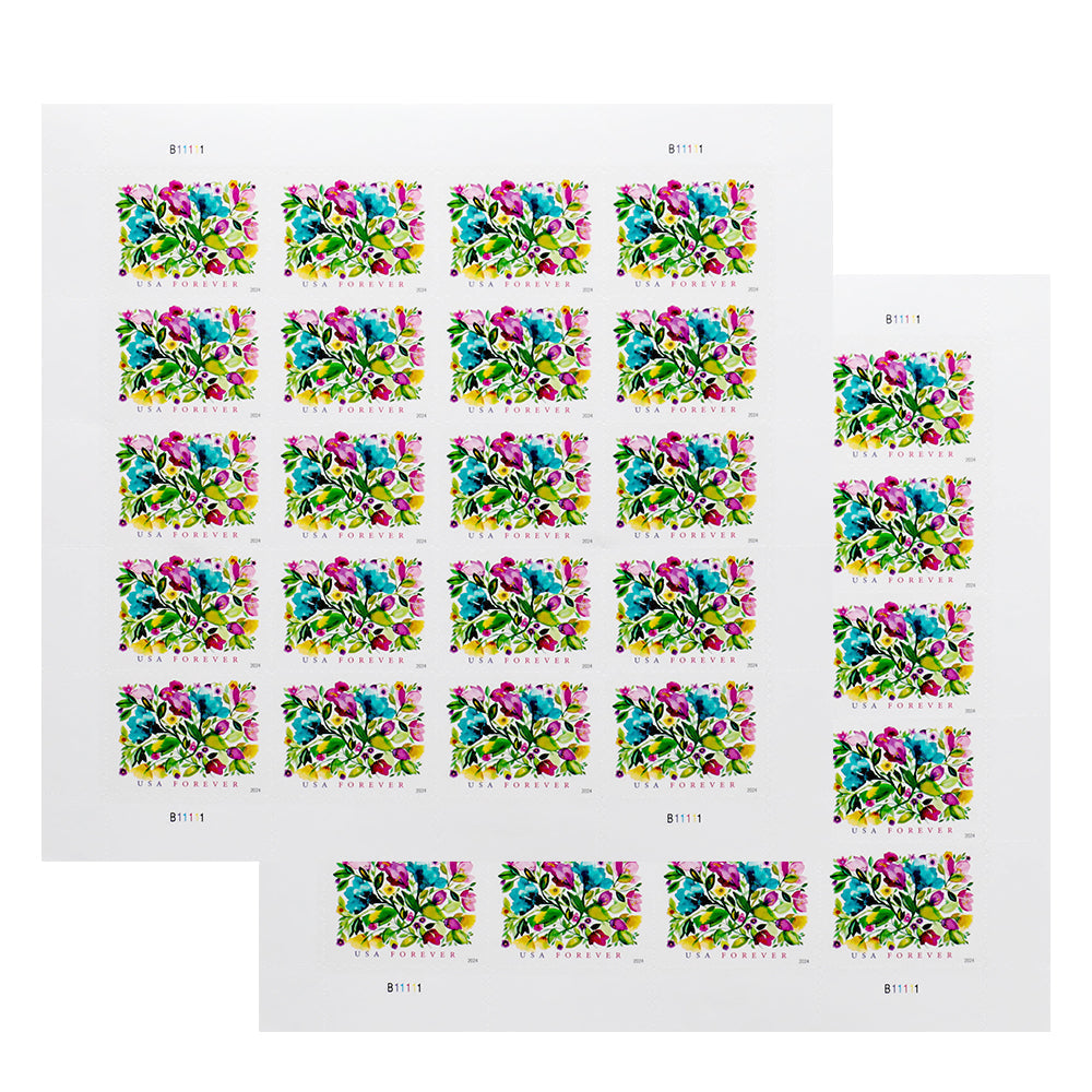 2024 Celebration Blooms Forever First Class Postage Stamps